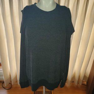 Young Faboulous & Broke Cold Shoulder Pullover Sweater M